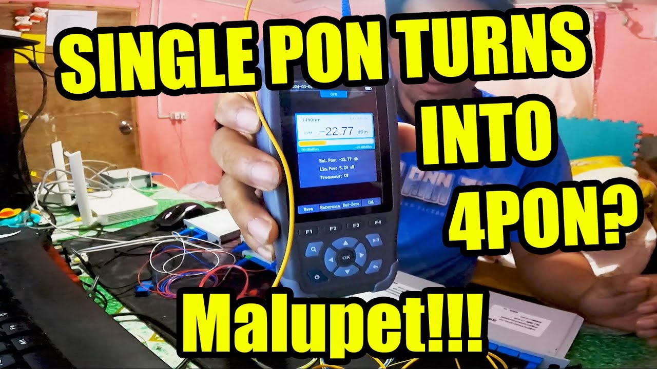 1PON OLT GINAWANG 4PON | Pure FBT deployment | Step By Step tutorials