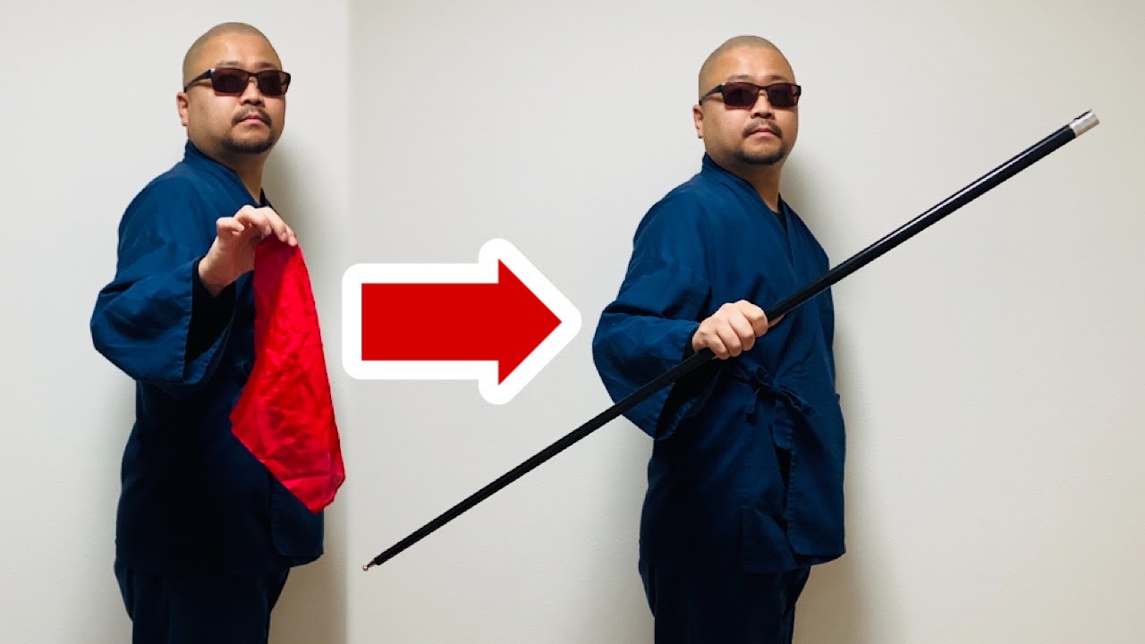 【種明かし】絶対に一度は見たことある、ステッキが出る手品!Magic trick explanation revealed【アピアリングケーンの使い方解説】