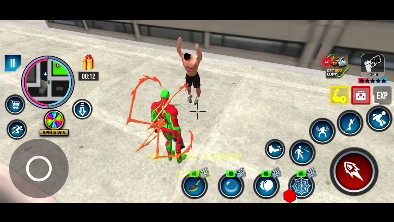Season 30 SPIDER ROPE HERO GAME PLAY IN CITY | GAMEPLAY ANDROID IOS | MISISION CRIMINAL 30
