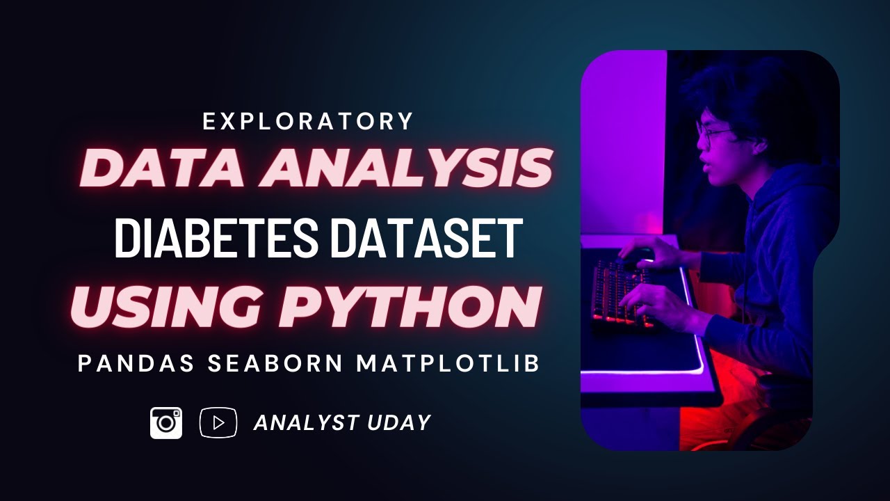 Project: Data Analysis using Python | EDA on Indian Diabetes Dataset 🌟 #univariate #dataanalysis #ai