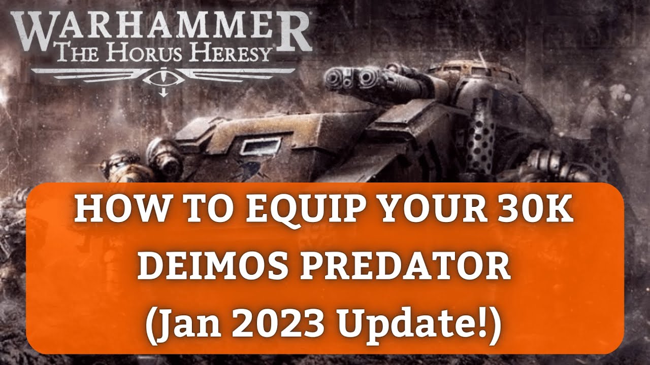 How to Equip Your Deimos Predator (January 2023 Update)