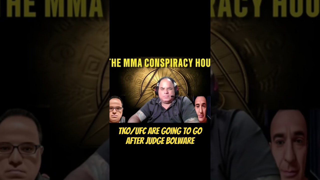 TKO/UFC are going to go after Judge Boulware