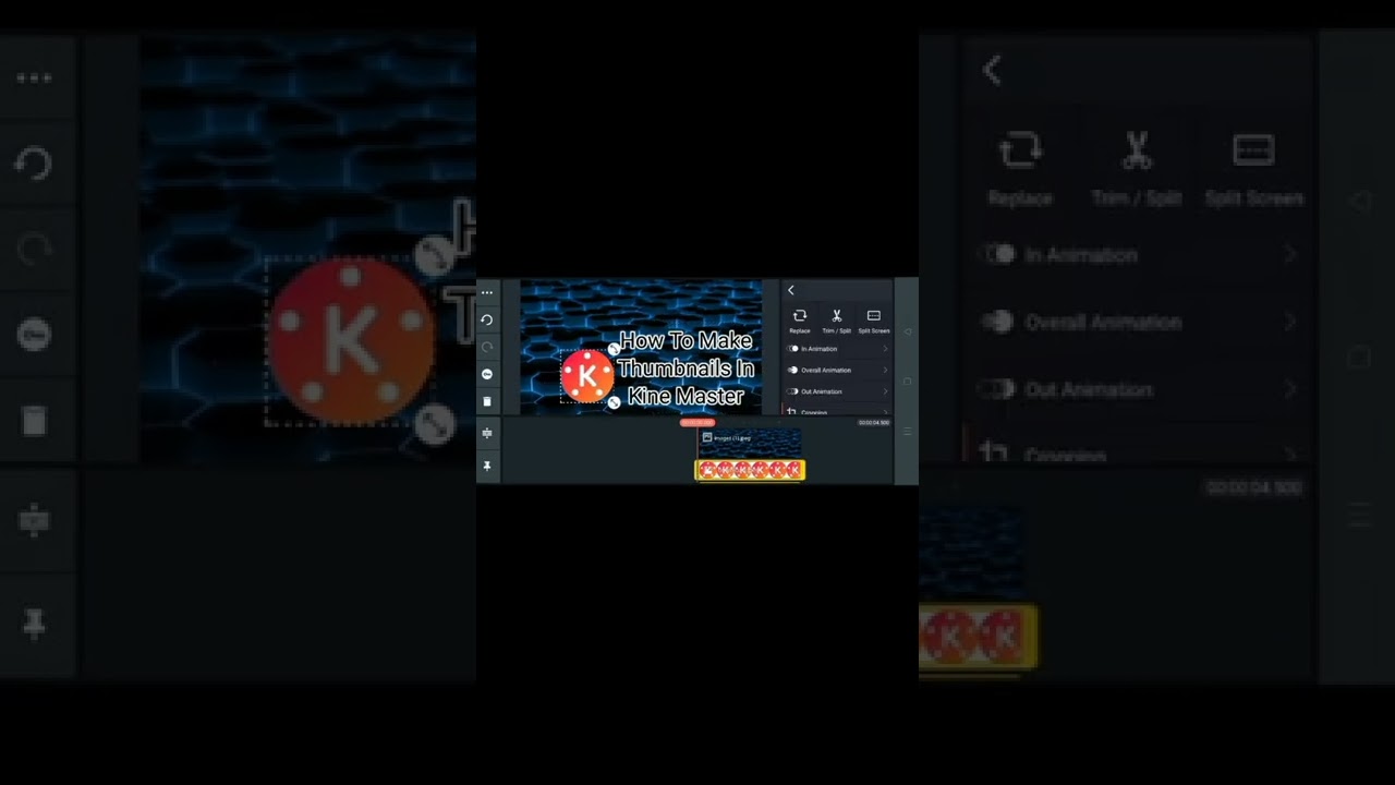 how to create thumbnails on youtube in kinemaster||kinemaster se thumbnail kaise banaen 2022#shorts