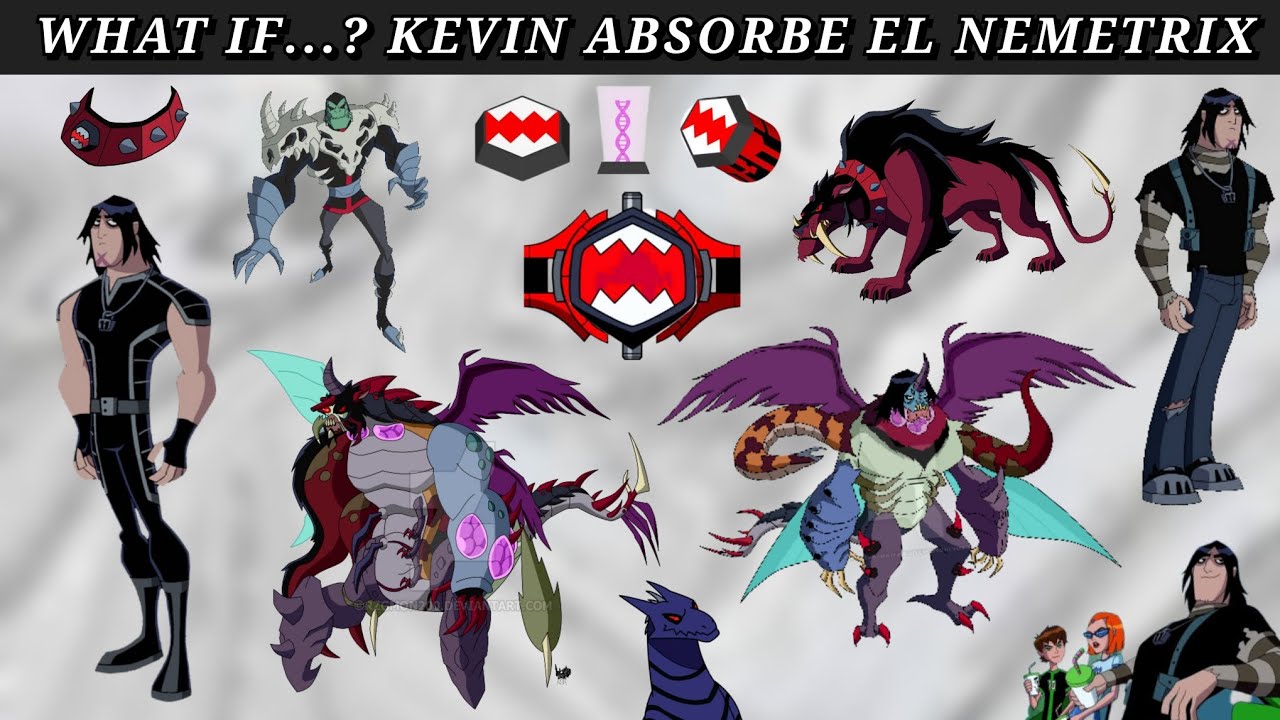KEVIN Absorbe el NEMETRIX Ben 10 Omniverse Depredarores Omnitrix Omniverse