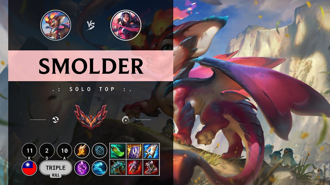 Smolder Top vs Irelia - TW Grandmaster Patch 14.10