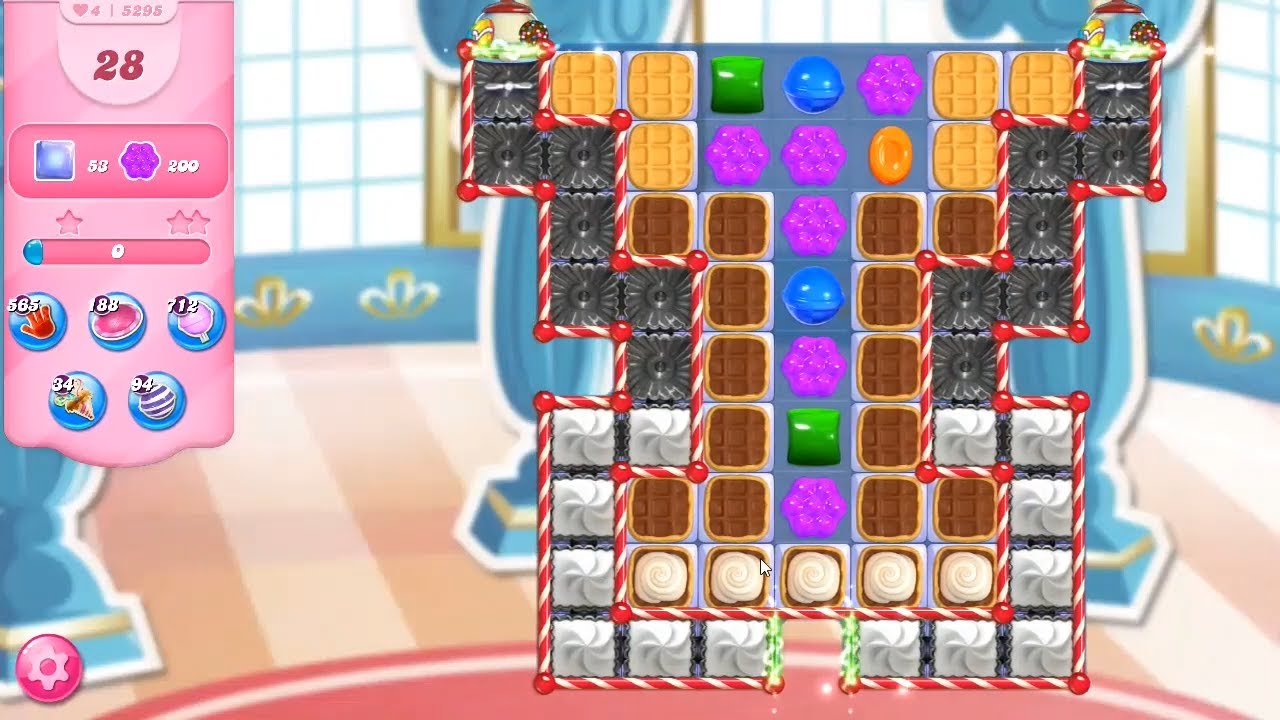 Candy Crush Saga Level 5295 NO BOOSTERS
