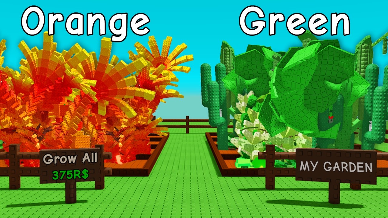 I Created BIOMES for EVERY Color in Grow a Garden