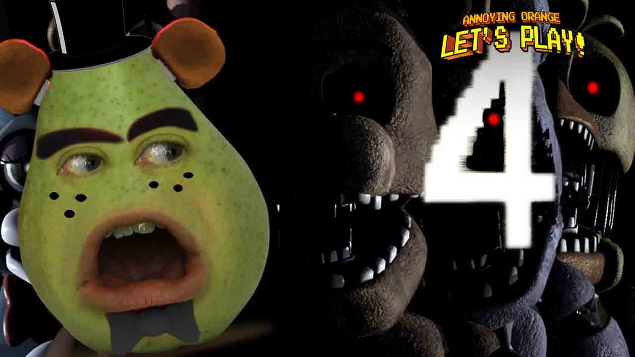 Annoying Orange  - Pear Plays: FIVE NIGHTS AT FREDDY'S 4
