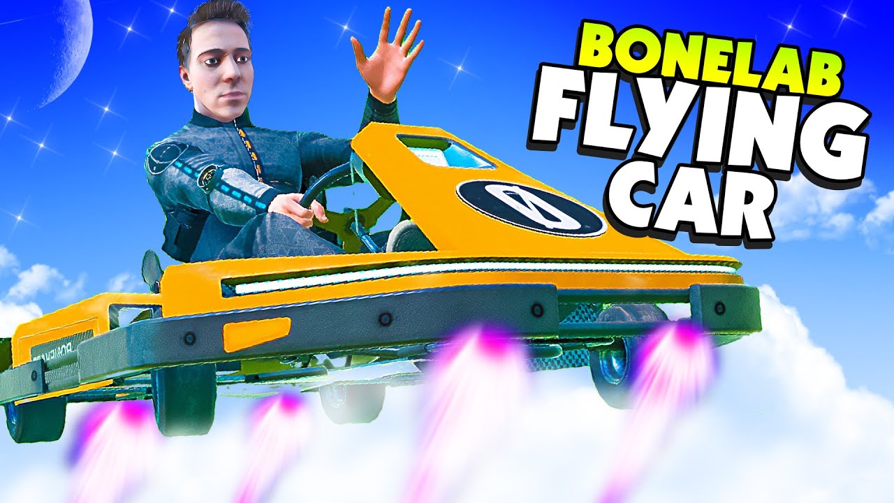 I Built a FLYING CAR In Bonelab! - Bonelab Mods Gameplay