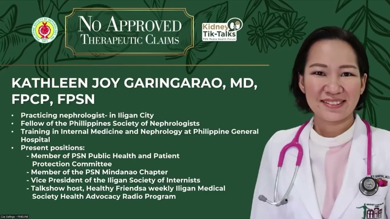 No Approved Therapeutic Claims