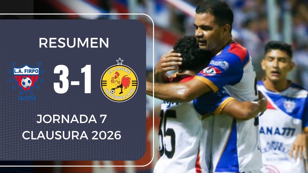 Firpo sigue invicto tras golear al Platense | Resumen Firpo 3-1 Platense | Jornada 7 | Clausura 2026