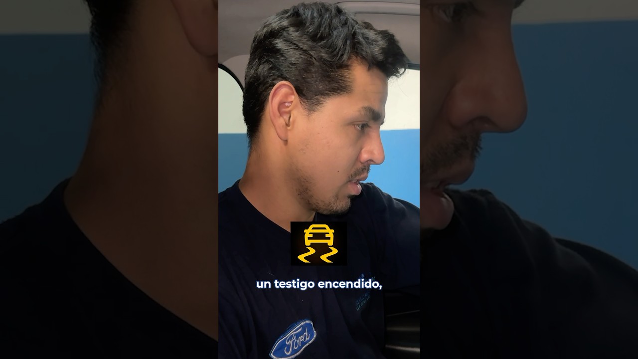 Testigo antiderrape encendido por fallas en el sensor de volante 