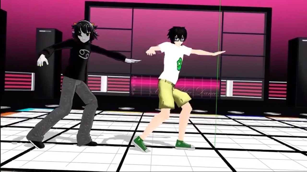 [Homestuck JohnKat MMD Bad Romance - Credits in description]