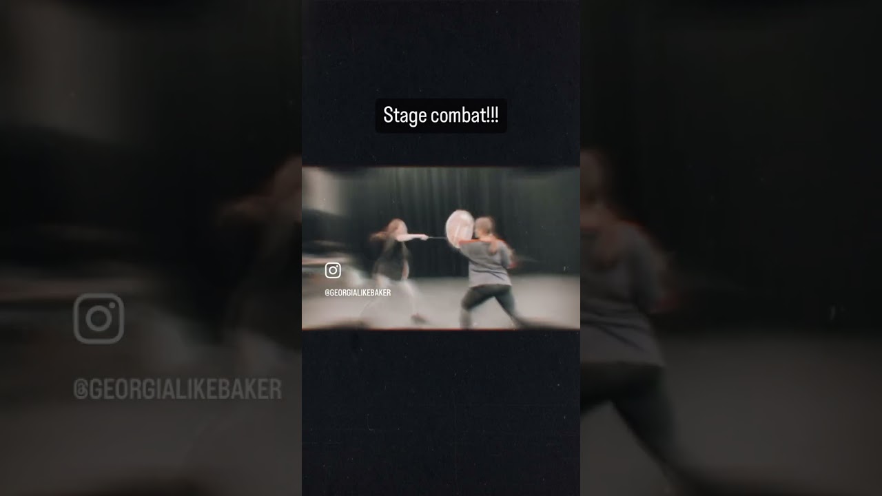 Stage Combat ! Sword & Shield!⚔️🛡