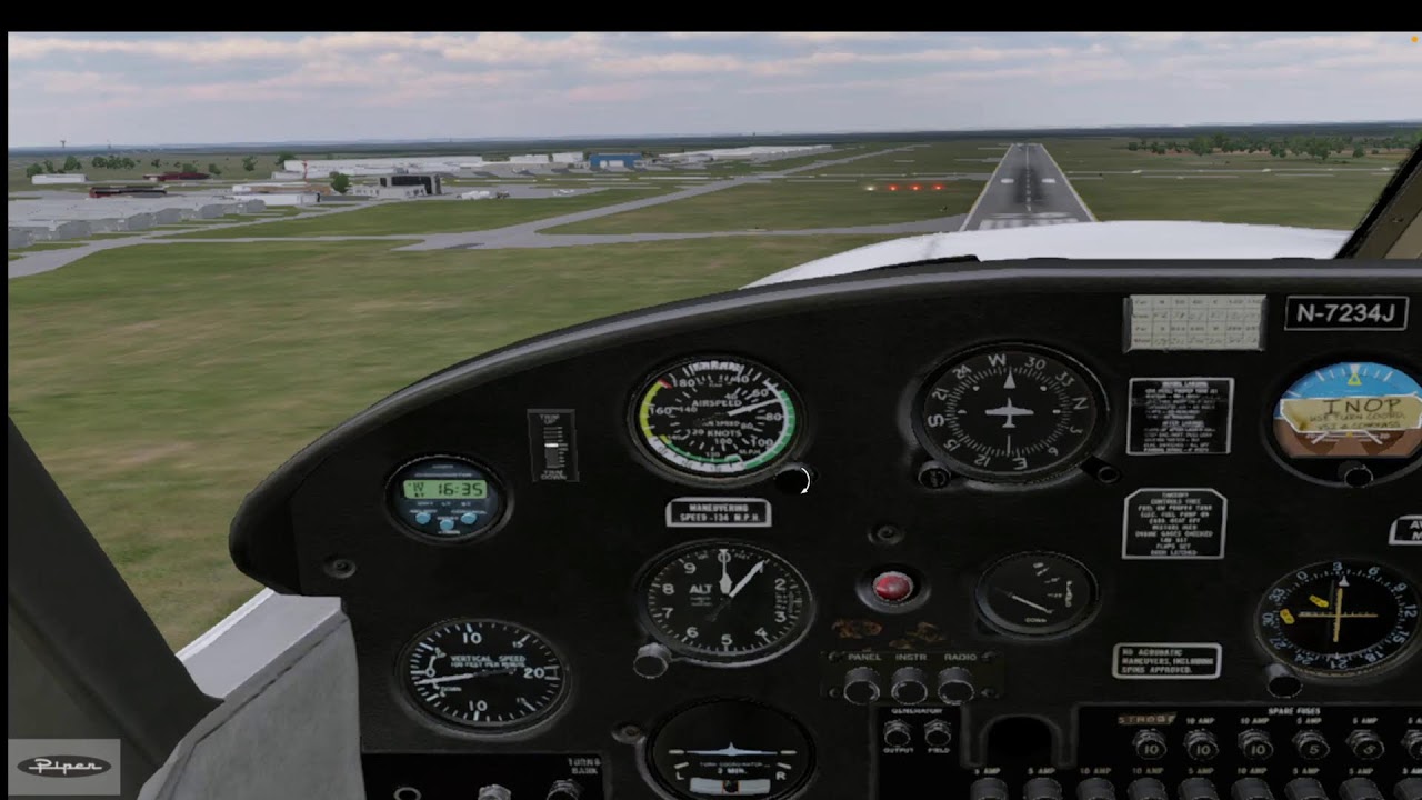 Xplane 12, pattern work and maneuvers.