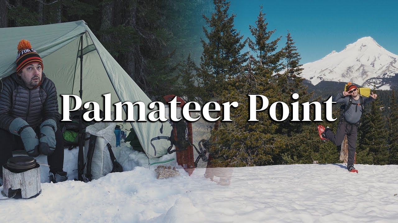 Solo Winter Camping in the Mt. Hood Wilderness | Twin Lakes and Palmateer Point | Relaxing Nature