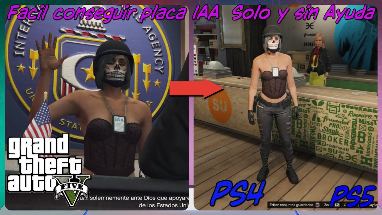 Como conseguir placa IAA Solo Sin ayuda en Gta v online Ps4/Ps5 #gtaonline #gta6 