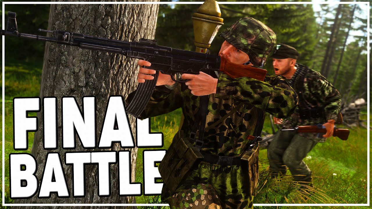 WAFFLE SS RETREAT THROUGH SOVIET FORCES TO SURRENDER TO US FORCES '45 | Arma 3 WW2 USING THE STG-44