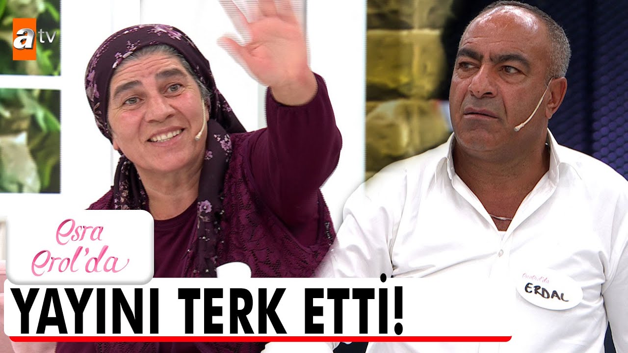 Erdal Bey köşeye sıkıştı olay çıkarıp yayını terk etti! - Esra Erol'da 3 Ekim 2022