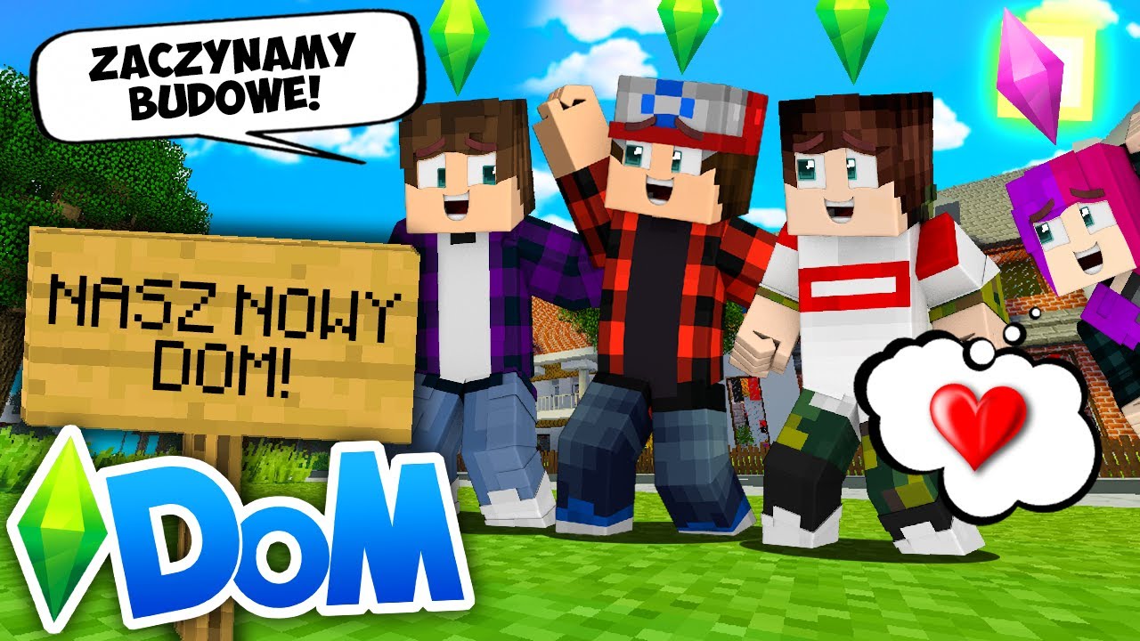 🏠😍 MINECRAFT DOM #73 - BUDUJEMY NASZ NOWY DOM! | SIMSCRAFT