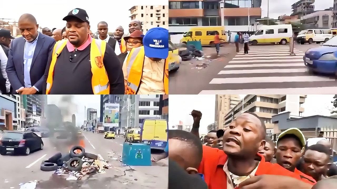 🔴 URGENT  Tension à Kinshasa ! Les habitants réagissent face à la situation chaotique en ville