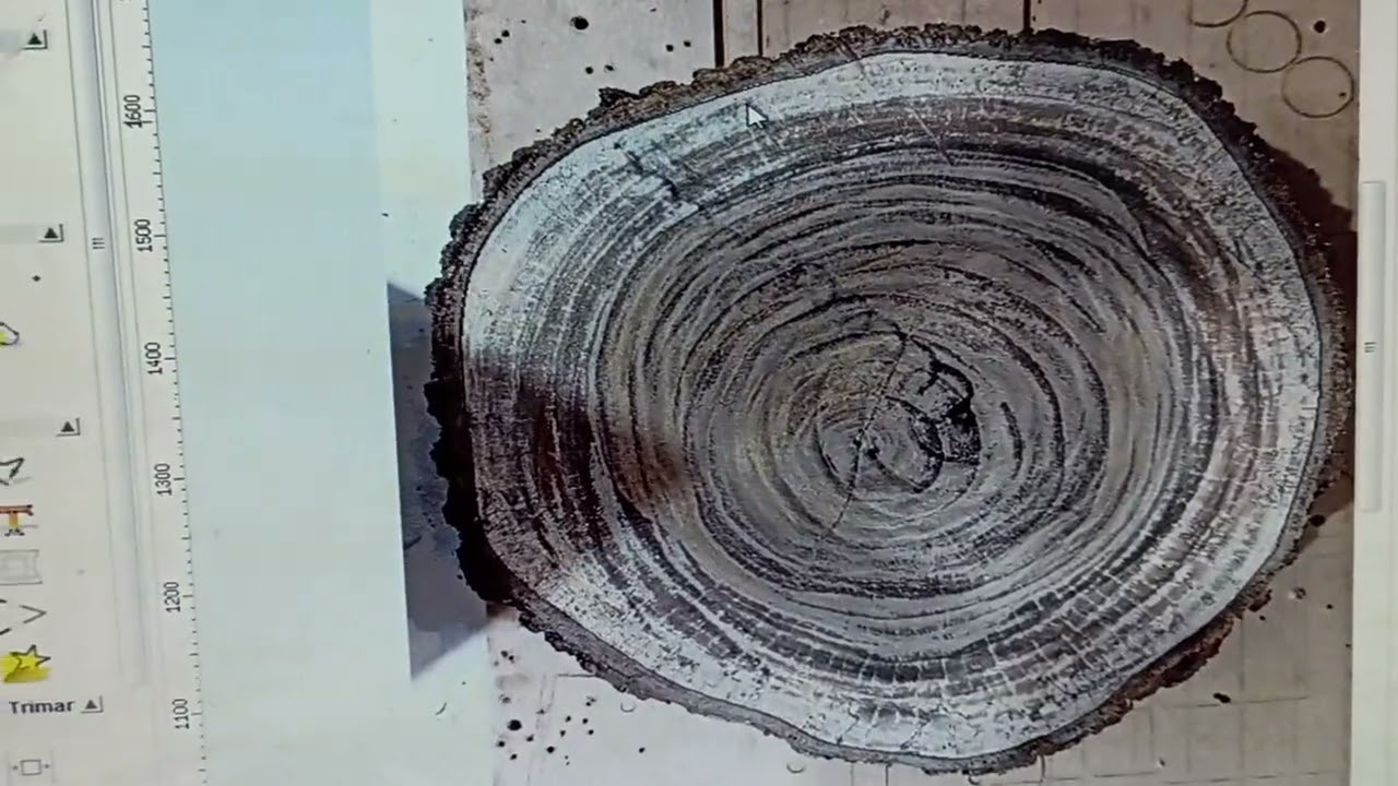 TÁBUA de CARNE Rústica, Criando PERCUSO de usinagem em madeira bruta #cnc #cncmachine #artesanato