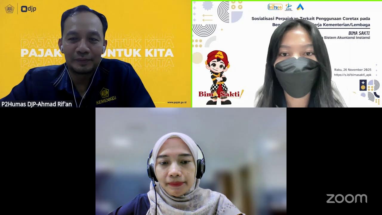 BIMA SAKTI: Penggunaan Coretax pada Bendahara Satuan Kerja Kementerian/Lembaga