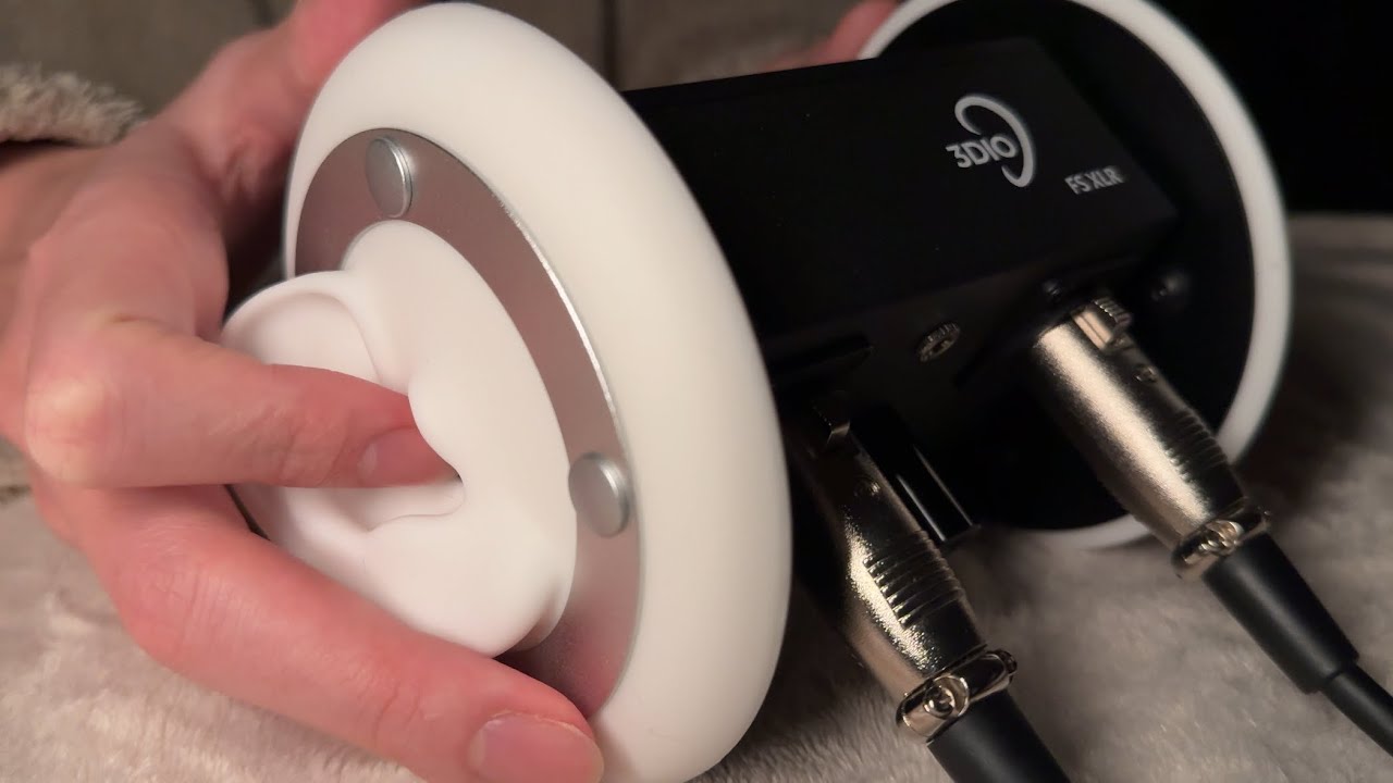 [ASMR] Покалывание в ушах! 3Dio Fingers Чистка ушей