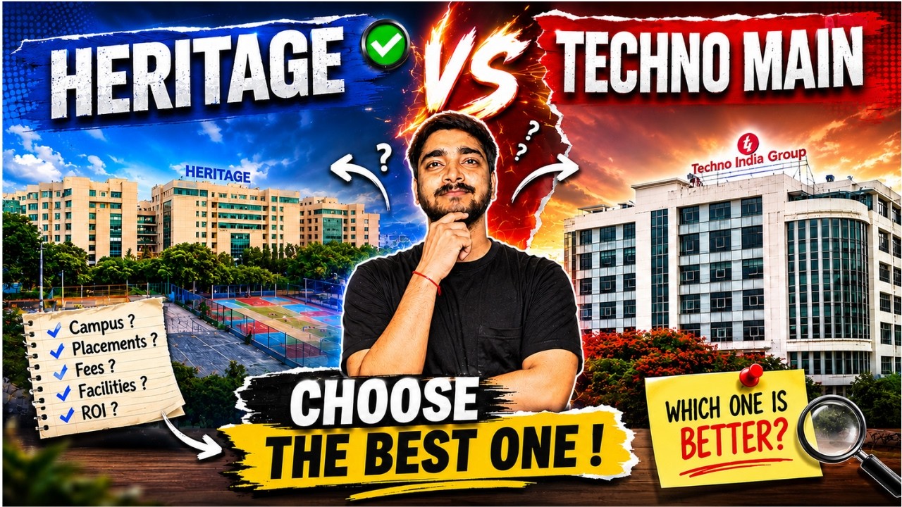 Heritage vs Techno Main 2026 | WBJEE Rank, Fees & Placement Truth