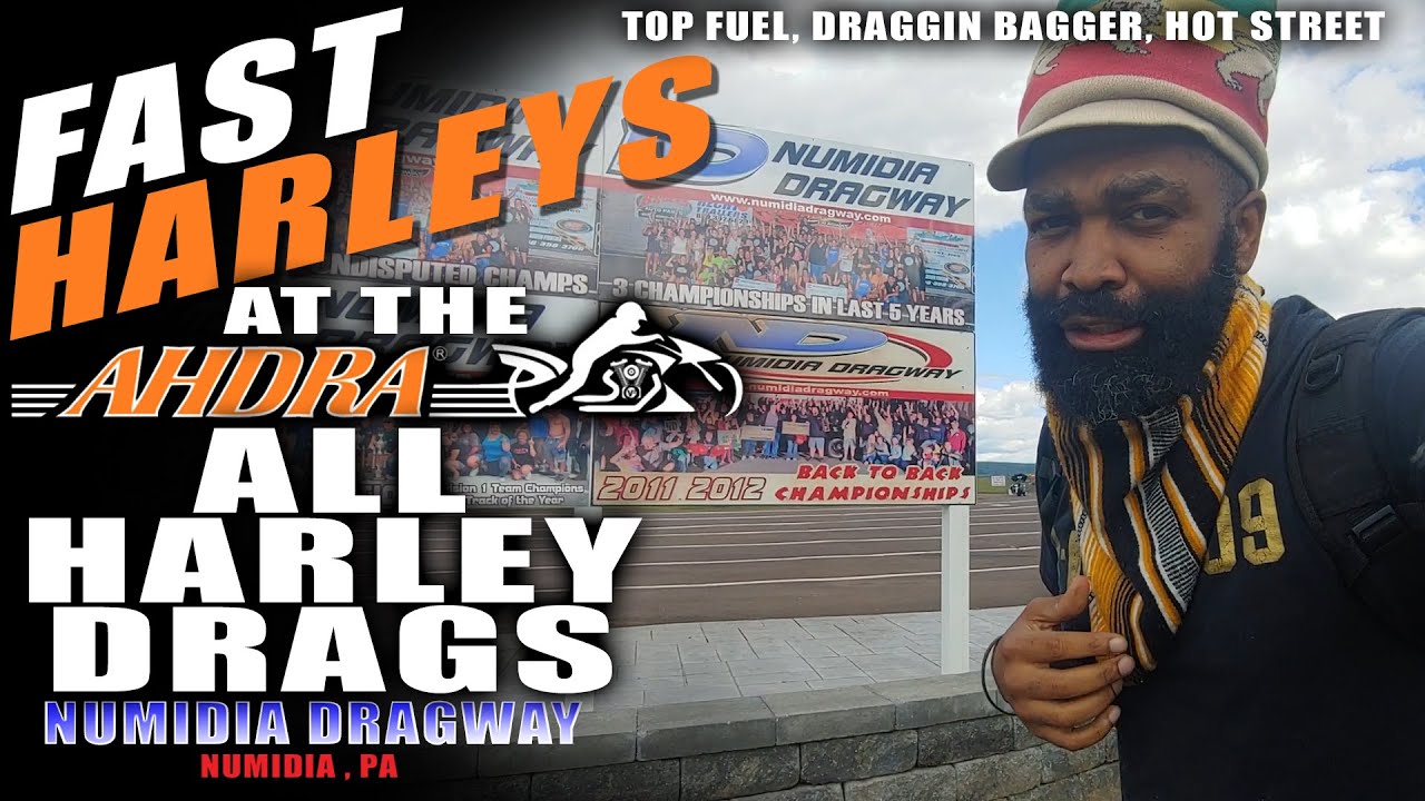 FAST HARLEYS at the AHDRA All Harley Drags - Numidia Dragway