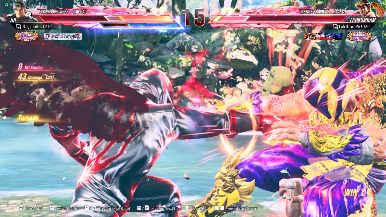 My wavu wavu Jin goes head-to-head with this Crazy Fahkumram player