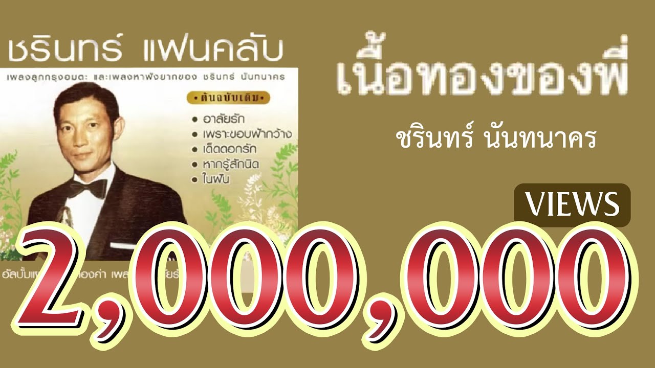 เนื้อทองของพี่ - ชรินทร์ นันทนาคร (Official Master)