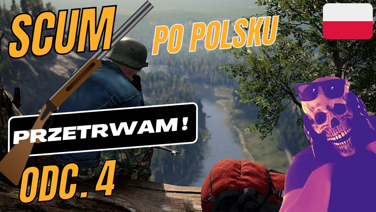 SCUM (PL) odc.4 - Znalazłem kuszę i strzelbę!