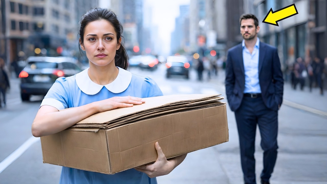 ELA LEVAVA EMBORA AS CAIXAS VAZIAS DO TRABALHO… ATÉ QUE UM MILIONÁRIO DECIDIU SEGUI-LA E TUDO MUDOU