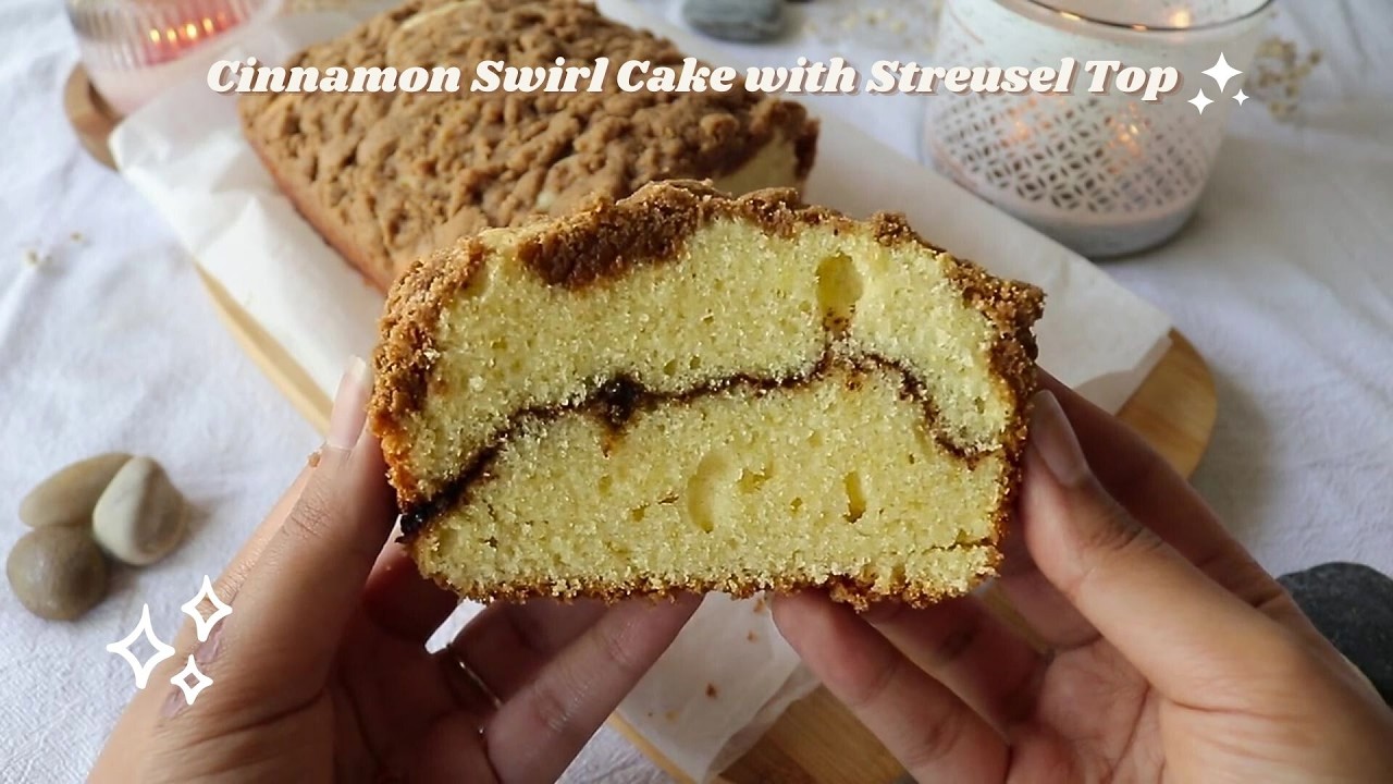 Easy Cinnamon Swirl Coffee Cake | Baking Therapy✨