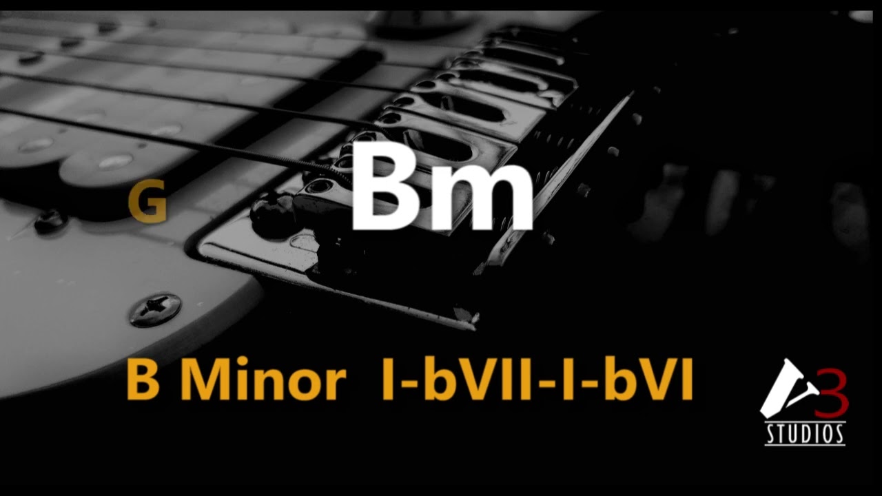 B Minor Backing track I bVII I bVI