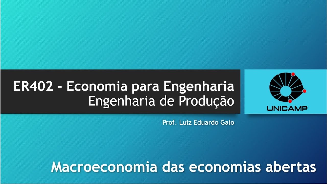 29. Macroeconomia das economias abertas