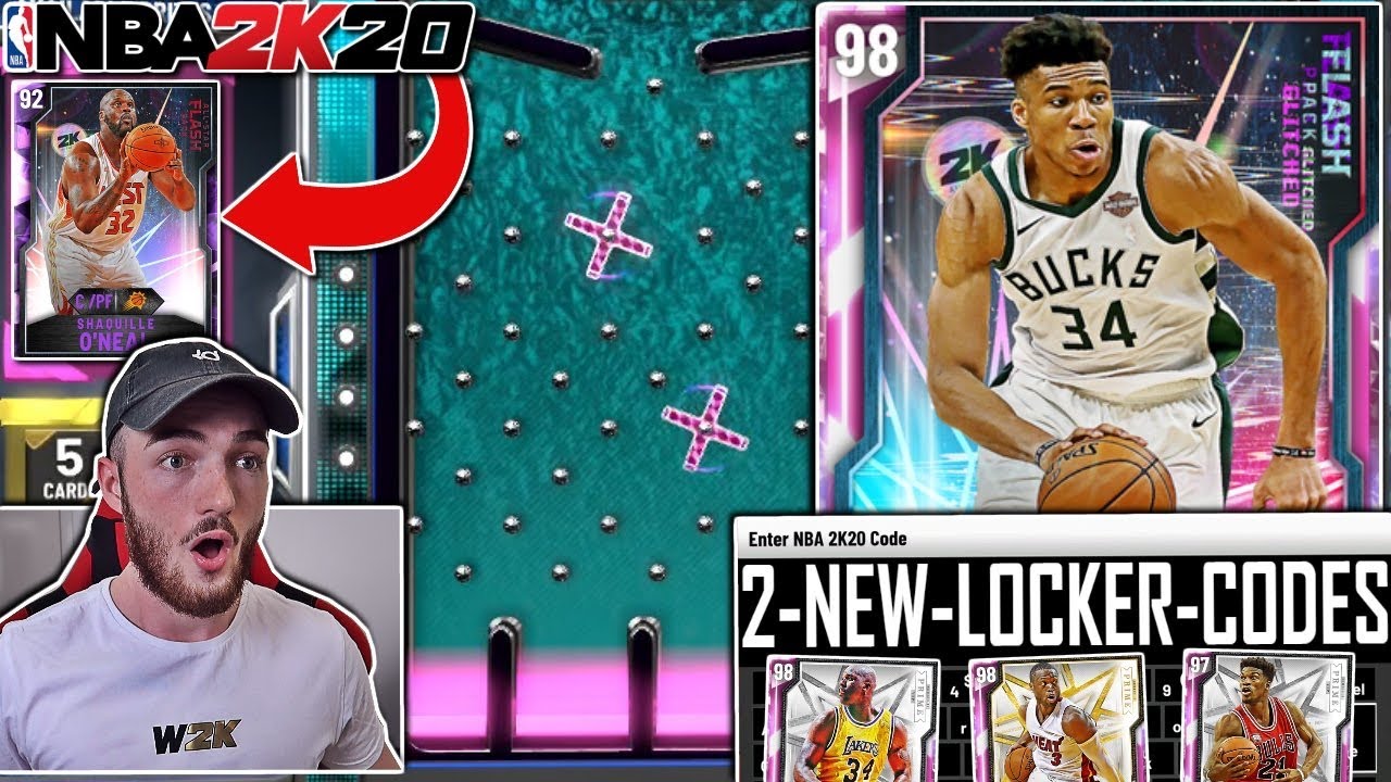2 FREE *NEW* LOCKER CODES 2K20 + GLITCHED PINK DIAMOND GIANNIS TTO GAMEPLAY! (NBA 2K20 MYTEAM)