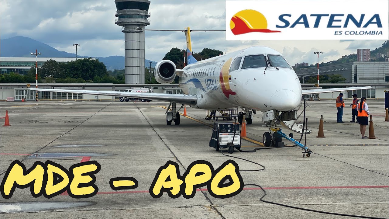 REPORTE DE VUELO (#1) | Vuelo completo Medell&iacute;n [MDE] - Apartad&oacute; [APO] SATENA EMBRAER - 145