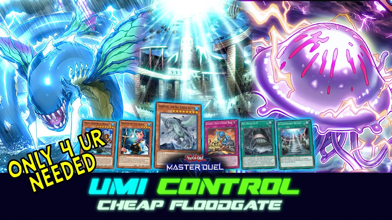 MASTER DUEL | Umi Control - Ocean Dragon Lord - Kairyu-shin NEW CHEAP FLOODGATE DECK!