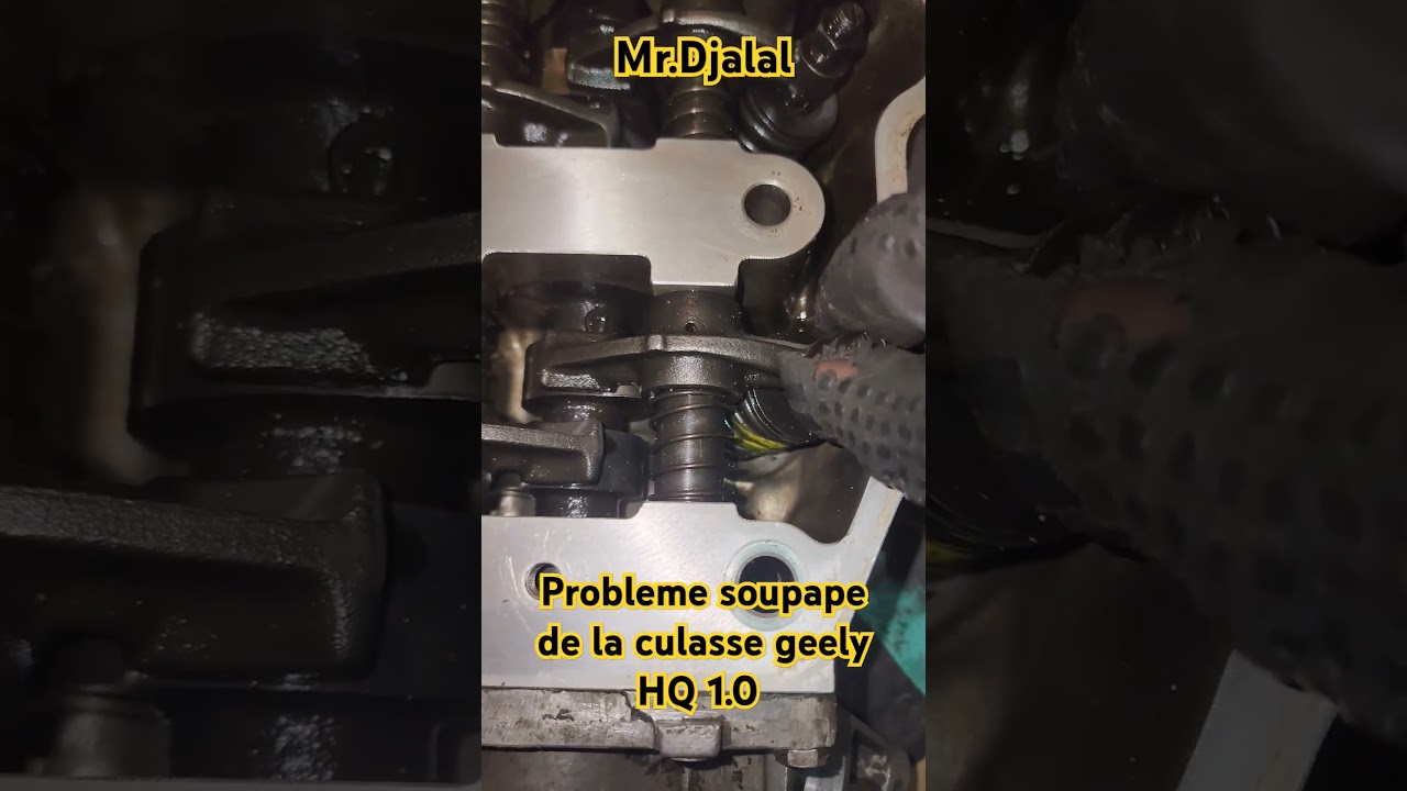 Probleme soupape de la culasse geely HQ 1.0 #algerie #automobile #xiali