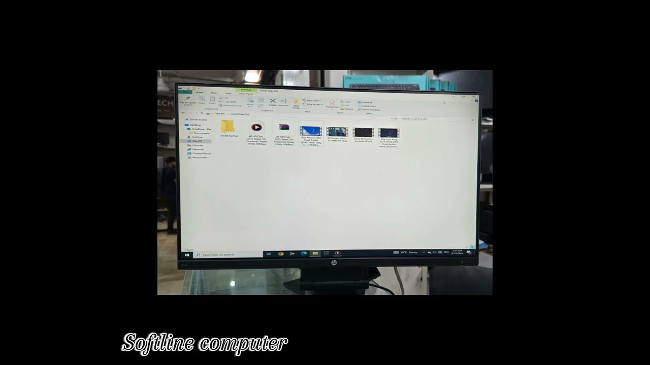 HP Z23n 23 Inch led HDMI ips borderless available with stand #Softlinecomputer #subscribe my account