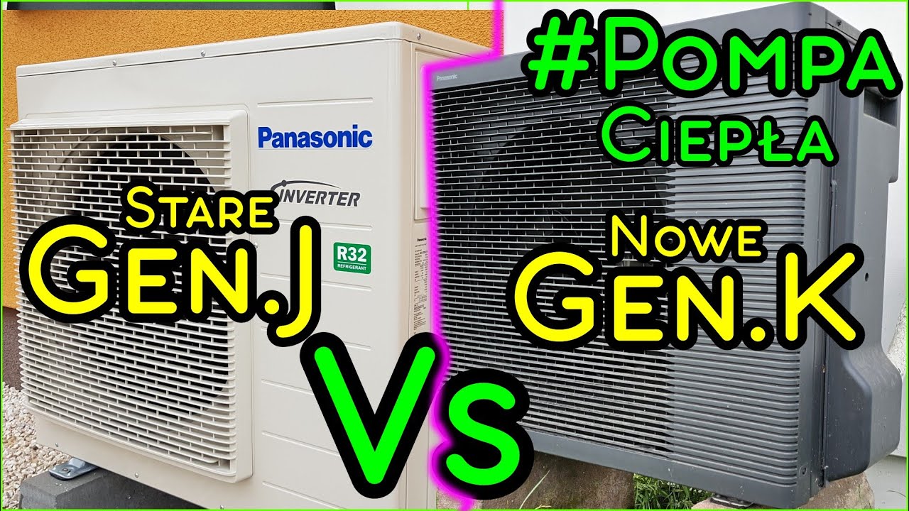 Różnice między pompami ciepła PANASONIC generacji J oraz K, użycie grzałki, rozbieżności wskazań