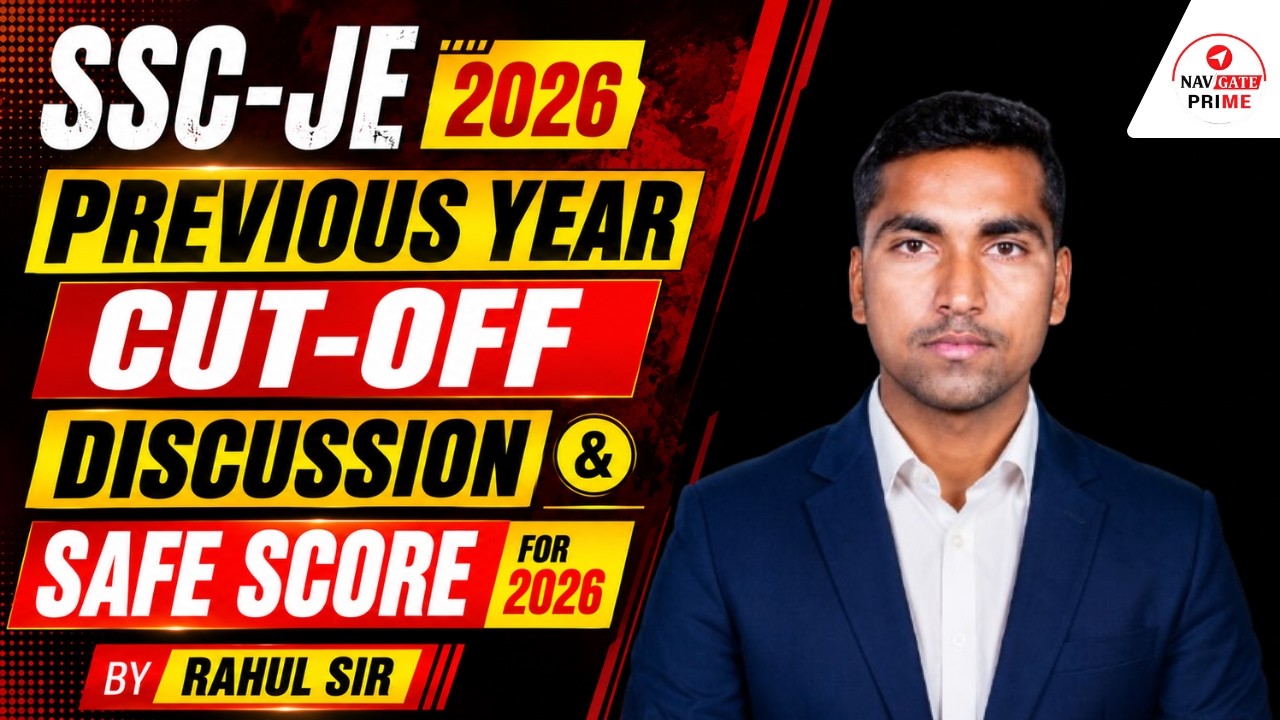 SSC JE 2026 Previous Year Cut-Off Discussion | Expected Safe Score for 2026 | Rahul Sir#SSCJE2026