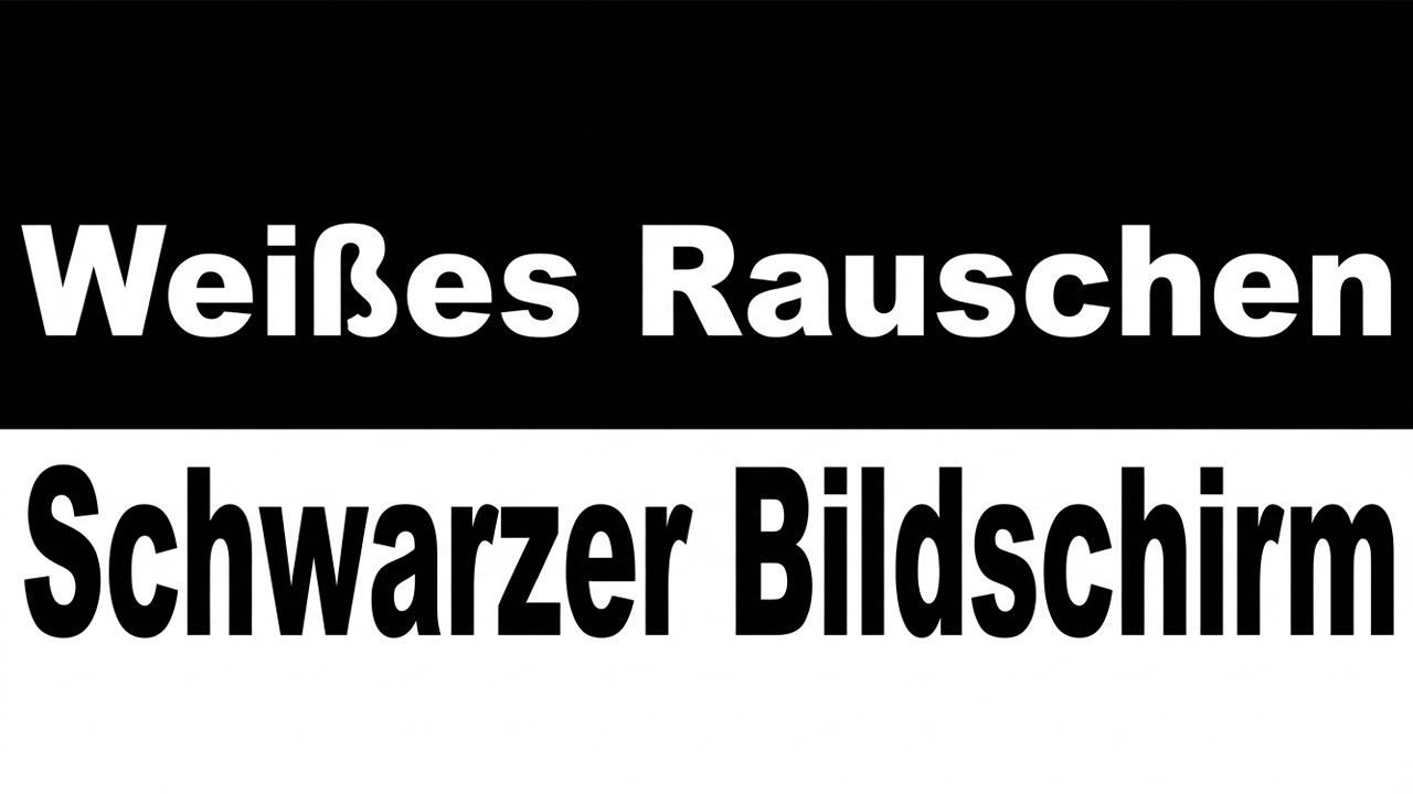 Weißes Rauschen zum Schlafen 10 Stunden | Ohne Musik