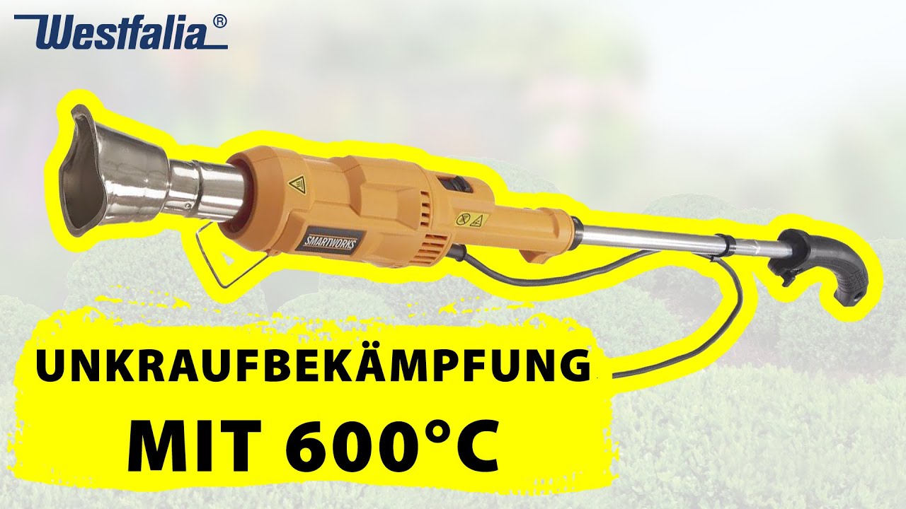 SmartWorks Heissluft-Unkrautvernichter | Unkrautbekämpfung ohne Chemie!   | Westfalia