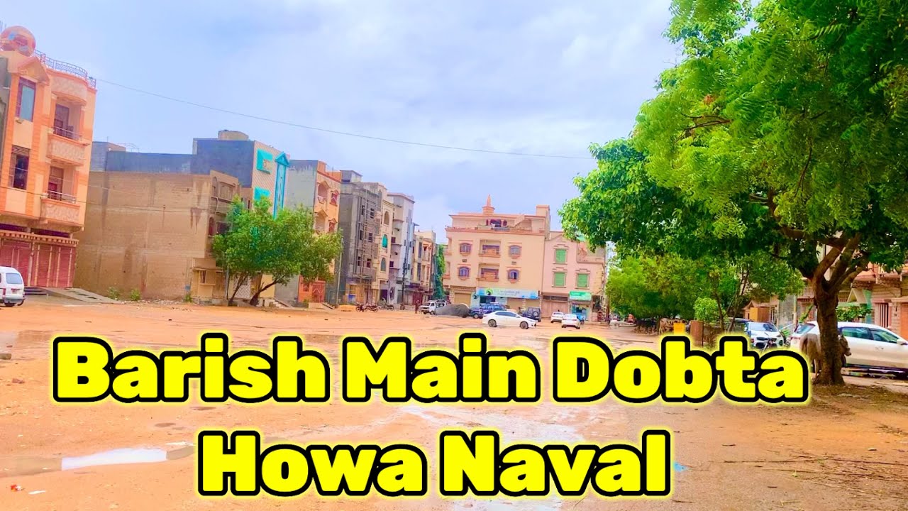 Naval Colony Barish Vlog ll Kashif Sultani