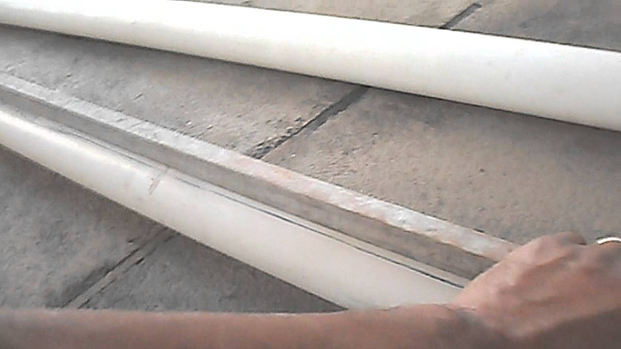 CALHA PARA TELHAS FEITA COM CANOS DE PVC PASSO A PASSO