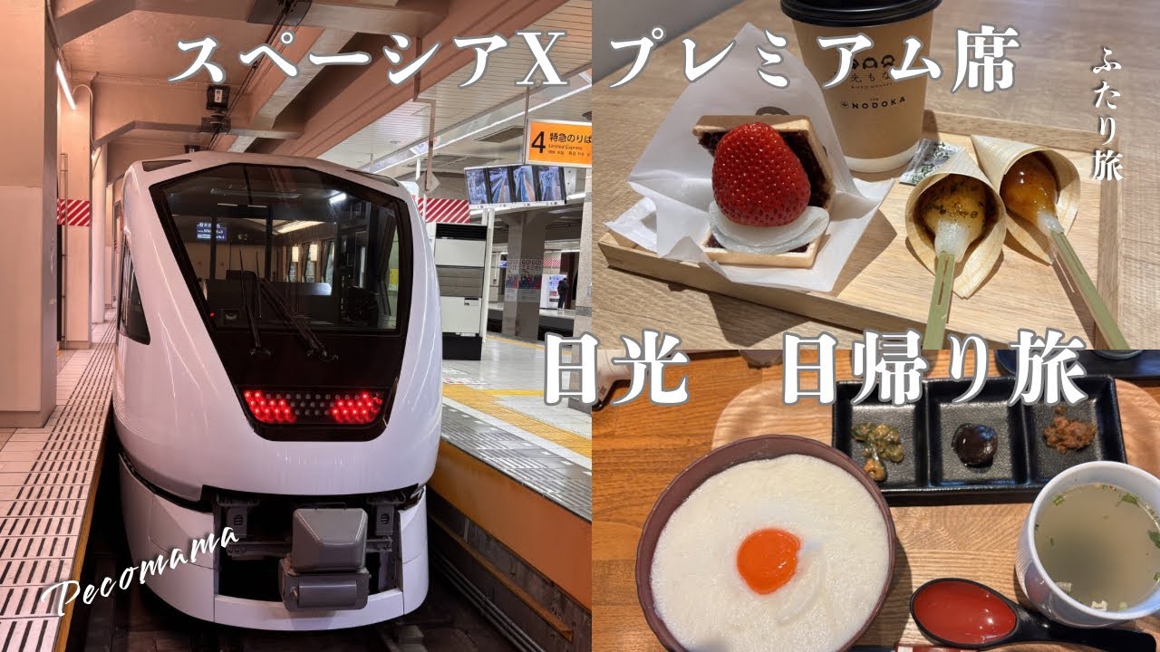 スペーシアXプレミアム席で行く日光日帰り旅/3時間半で食べ歩き大満足