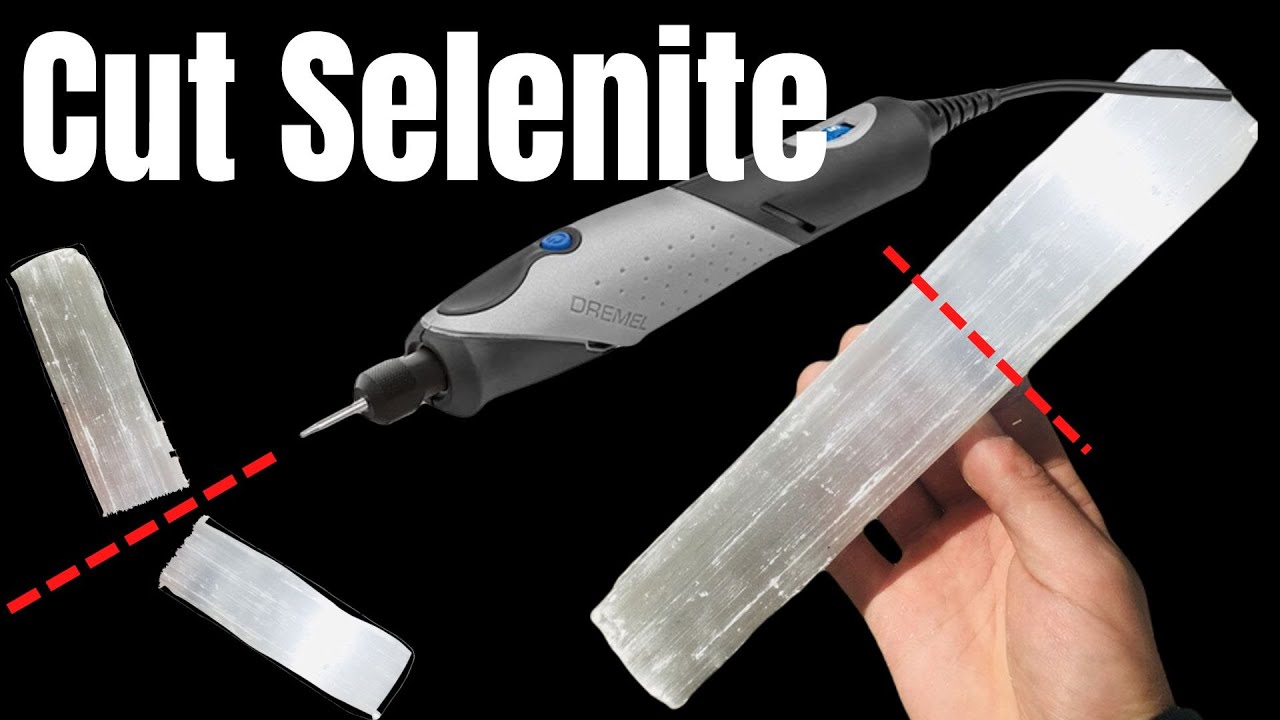 Cutting Selenite Crystals - Easy Method